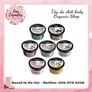 Tẩy Da Chết Toàn Thân Nga Organic Shop Nhiều Mùi 250ml