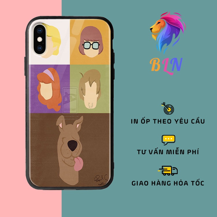 Ốp Kính Ip Hình Con chó Độc BLANE 6Plus/6S/6S Plus/7/7Plus/8/8Plus/X/Xs/Xs Max/11/11 Promax/12/12Promax