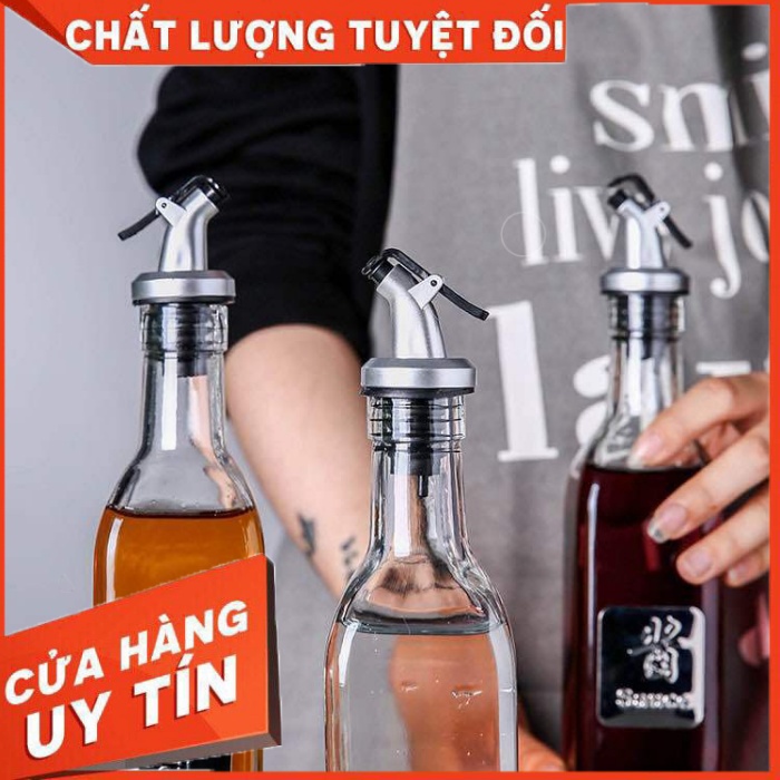 Nút đậy chai, nắp chai có vòi rót dùng cho chai dầu ăn, nước chấm, gia vị