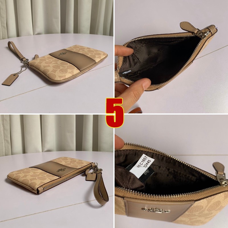 ♀Ví Canvas Họa Tiết Chữ Ký Coach 32445 67070 87642 f32445 f67070 f87642