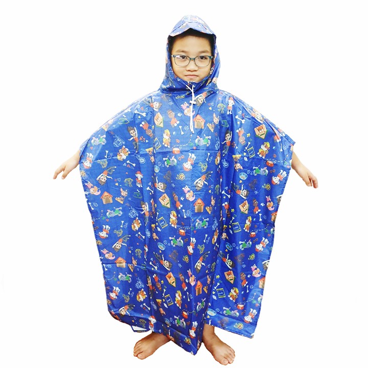 Áo mưa trẻ em - Loại cao cấp, vải dù siêu bền, siêu nhẹ