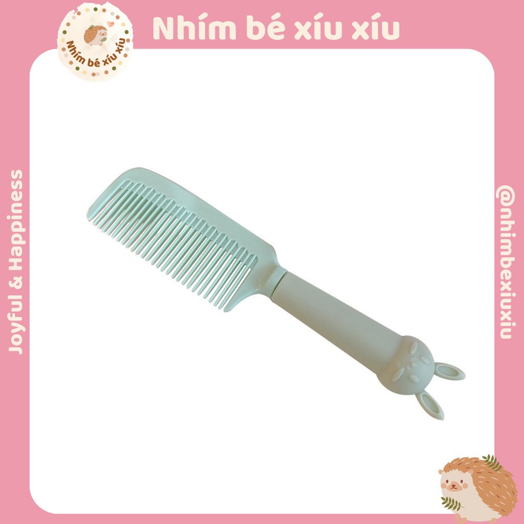 Lược chải tóc dạng dẹt hình con thỏ dễ thương TN98