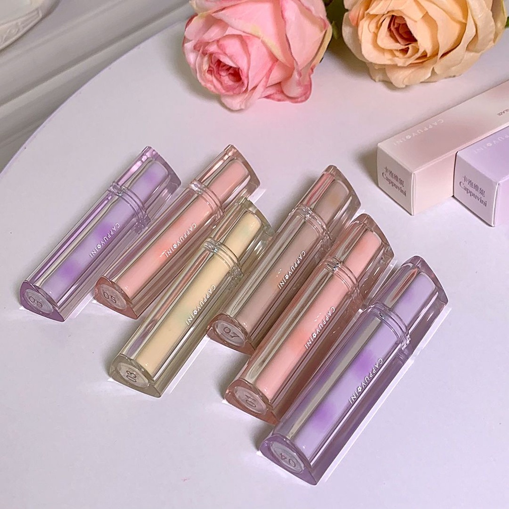 Hàng Địa Phương Có Sẵn Son Bóng Tráng Gương Cappuvini Dưỡng Ẩm Chống Nước