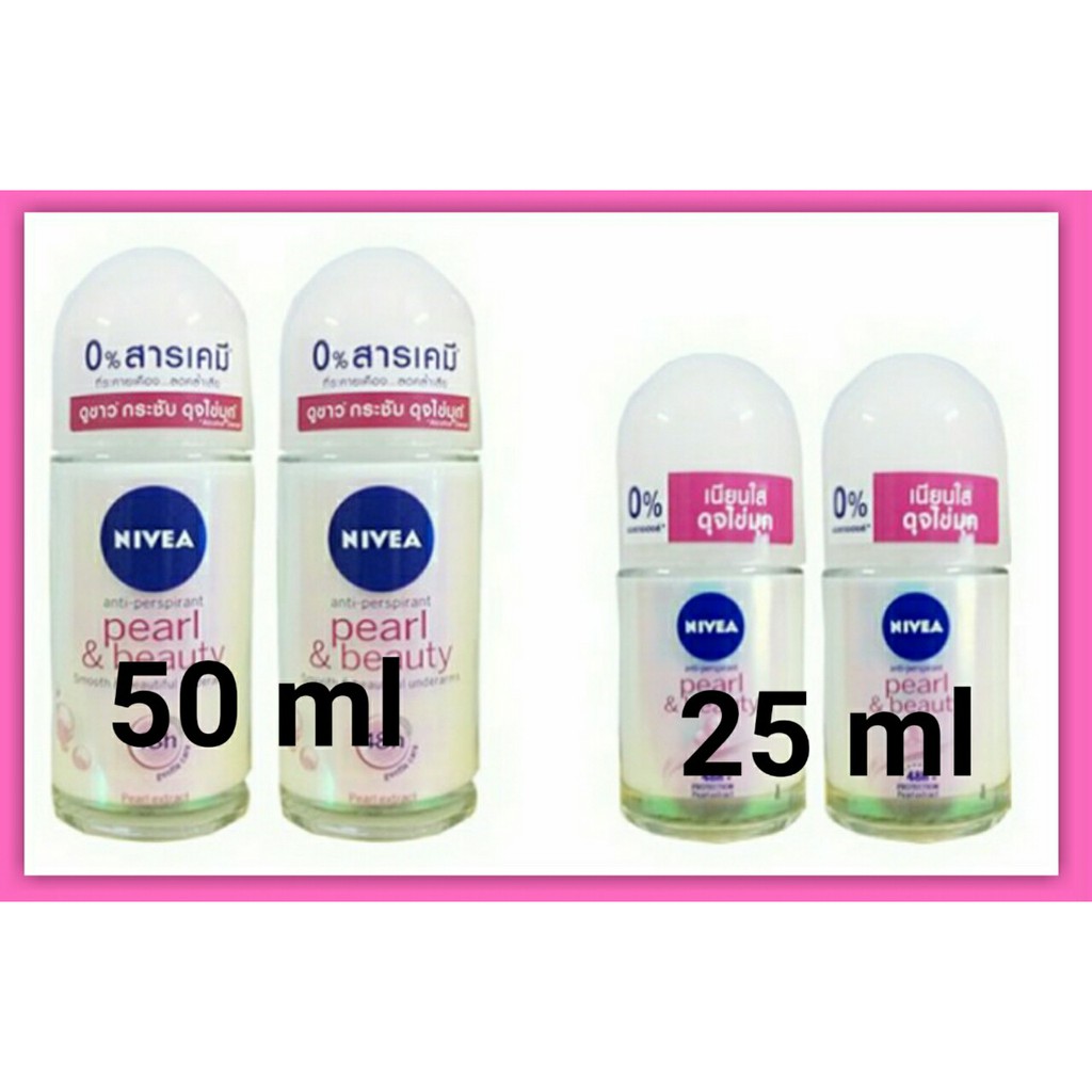 Lăn Nách Nivea Ngọc Trai Thailand 25ml