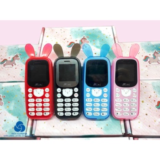Điện thoại độc lạ H21 mini hình chú gấu dễ thương có 2 sim nghe gọi