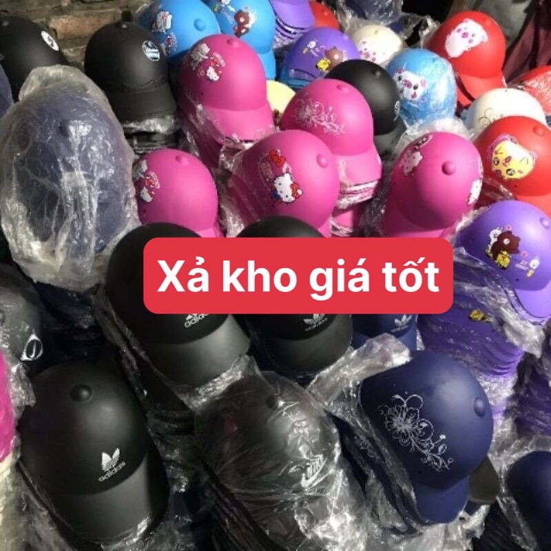 Mũ bảo hiểm thời trang NAM NỮ loại tốt 2 lớp - Mũ bảo hiểm lưỡi trai 4 mùa nhẹ mát