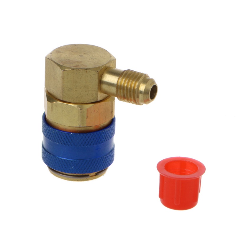 Đầu Nối Nhanh Điều Chỉnh Áp Suất Cao AC R134A Bằng Đồng Cho Máy Điều Hòa
