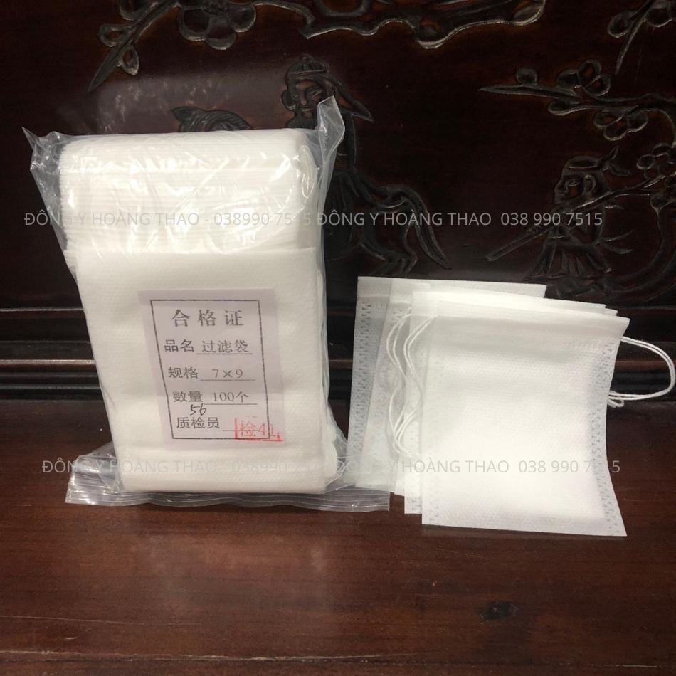 ✅ Combo 10 Túi lọc trà, thảo dược, cà phê LOẠI 1- vải không dệt, có dây rút, chất lượng cao