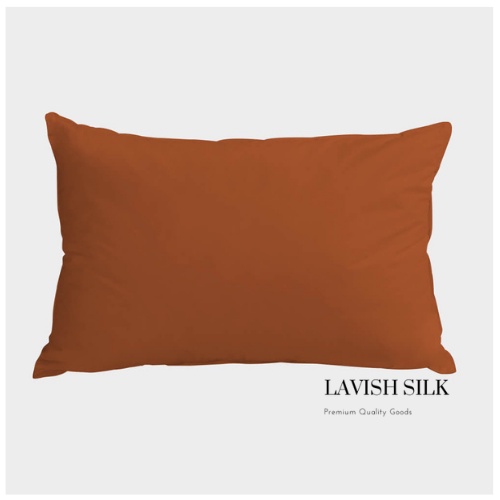 Ga Giường Drap Lẻ Phi Lụa Lavish Silk cao cấp mát lạnh hàng loại 1 - Nâu Đất | BigBuy360 - bigbuy360.vn