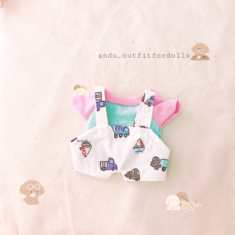 Set yếm các loại cho doll 10-15-20cm-idv