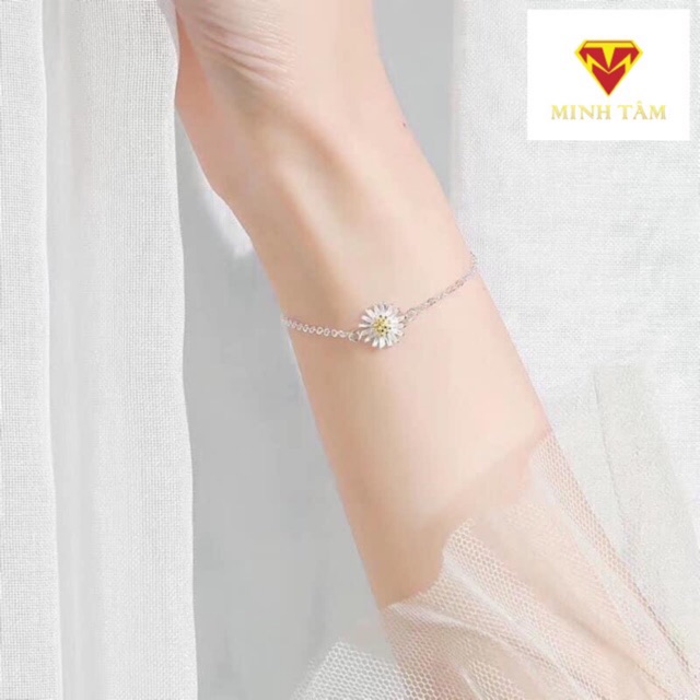 LẮC TAY CÚC HOẠ MI BẠC Ý ✨LẮC TAY BẠC NỮ CÚC HOẠ MI