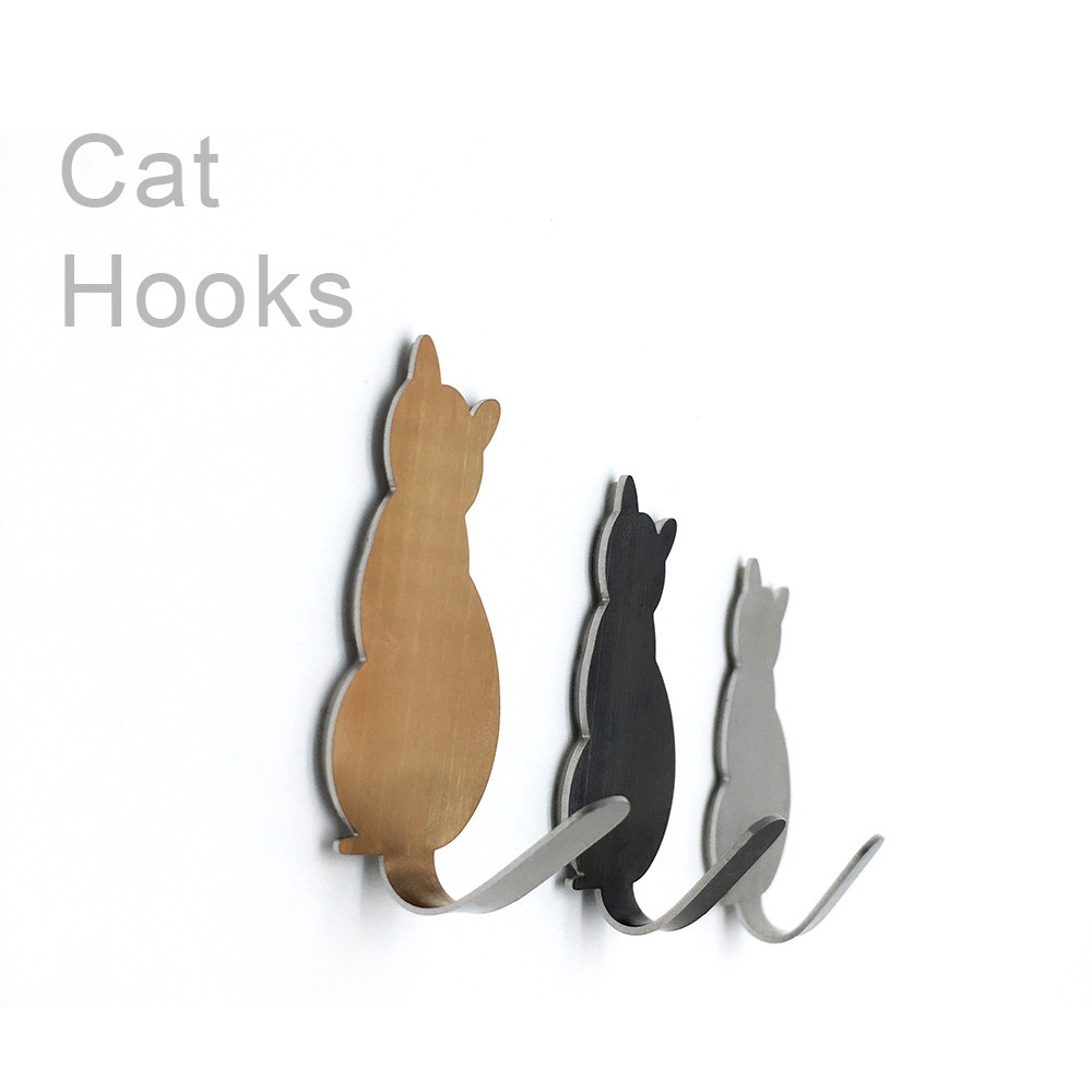 Móc Treo Đồ Dùng Gắn Tường Bằng Thép Không Gỉ Tiện Dụng Cho Gia Đình