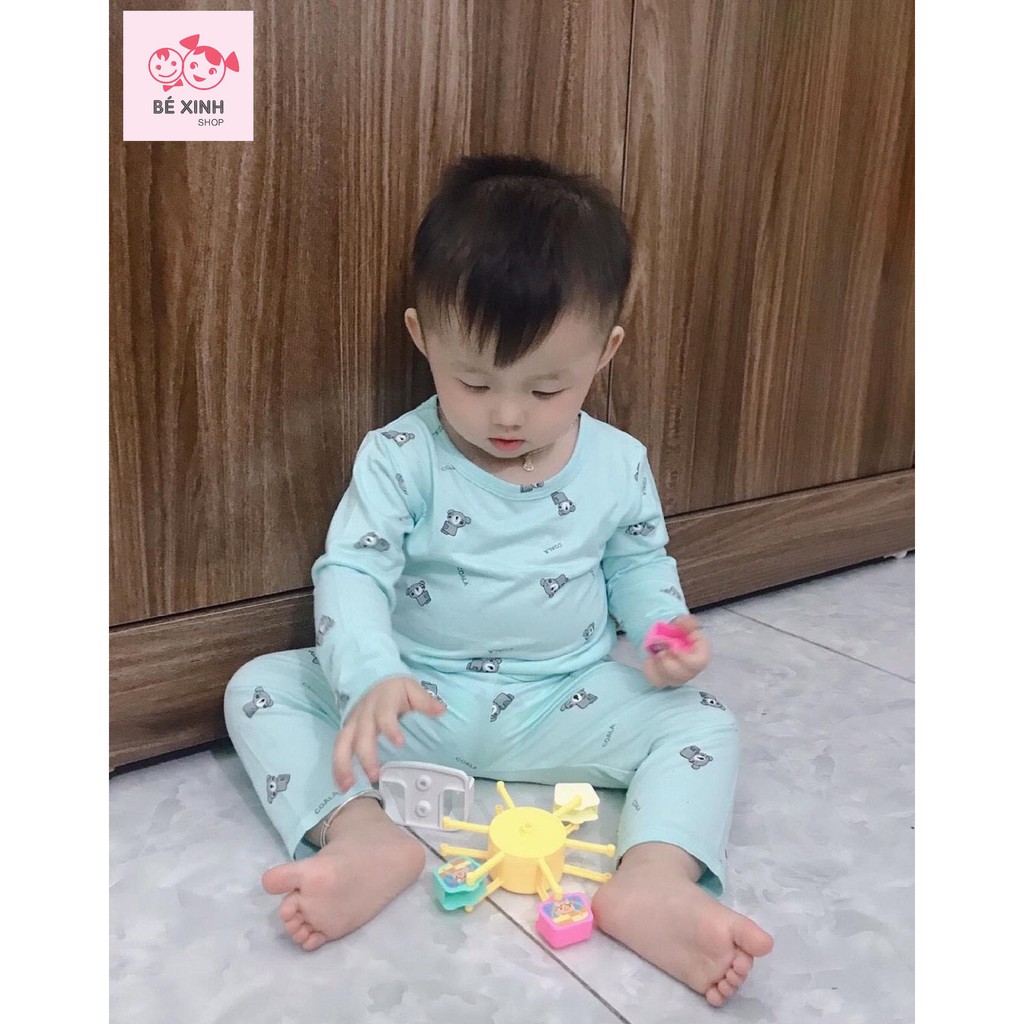 Đồ ngủ dài tay cho bé gái bé trai Peekaboo [Xuất Hàn] hàng thu đông xịn phong cách Hàn Quốc