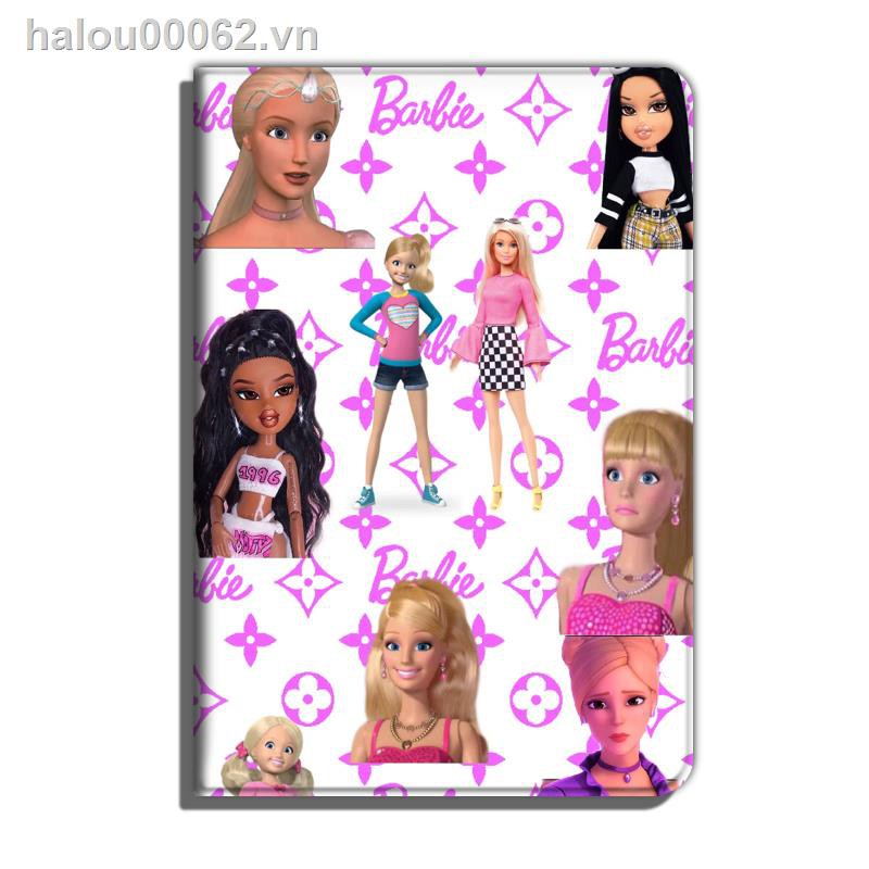 ▽✿Ready stock✿ ipad case Applicable protective cover Barbie Apple Princess 2018  air computer mini 2 with pen slot 3 cute 4 creative 5 personality pro girl powder 10.2 all-inclusive anti-fall soft