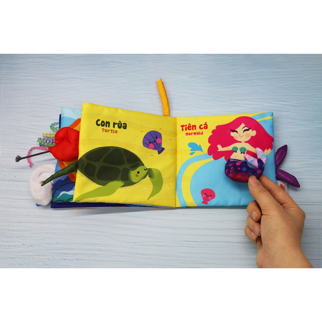 Sách vải song ngữ Anh-Việt Pipo: &quot; Đuôi mình đâu 3 &quot;