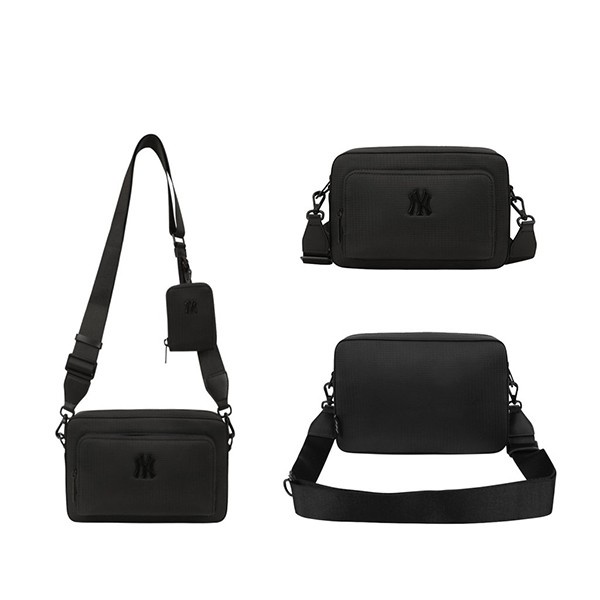 ✅  Túi Đeo Chéo MLB FULL ĐEN SIZE LỚN CHUẨN XỊN 100% - Hàng có sẵn