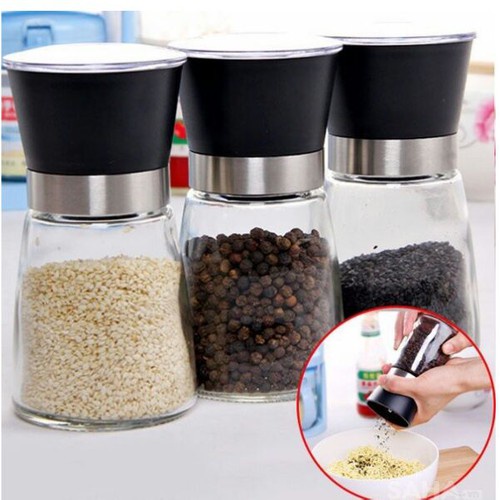 [Hỏa Tốc HN] Dụng cụ xay tiêu lưỡi sứ nắp đen Delicious Max Nội địa Nhật Bản