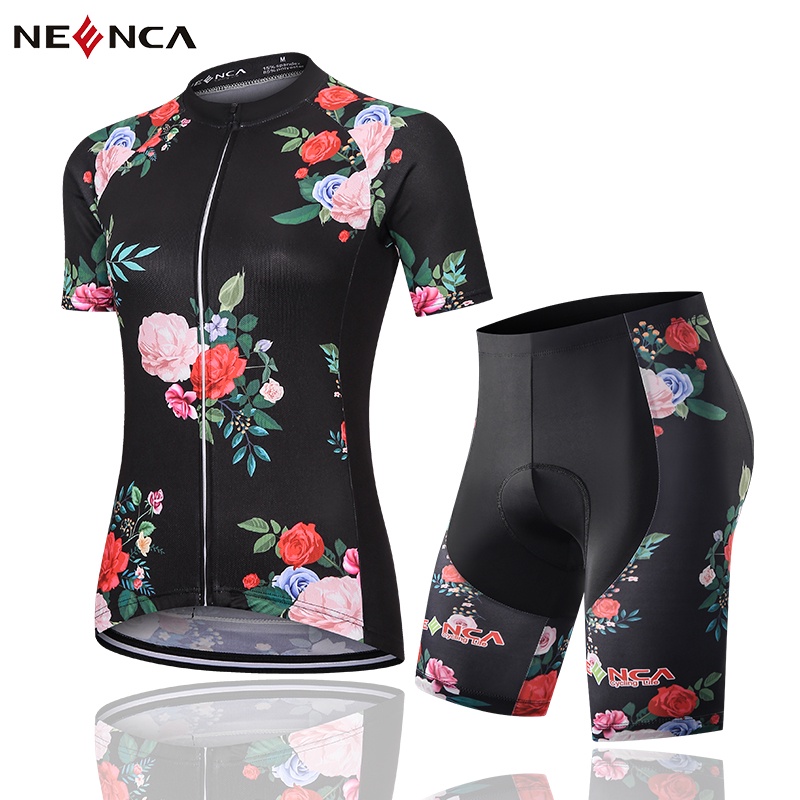 Bộ Đồ Chạy Xe Đạp Ngắn Tay Chuyên Nghiệp Dành Cho Nữ