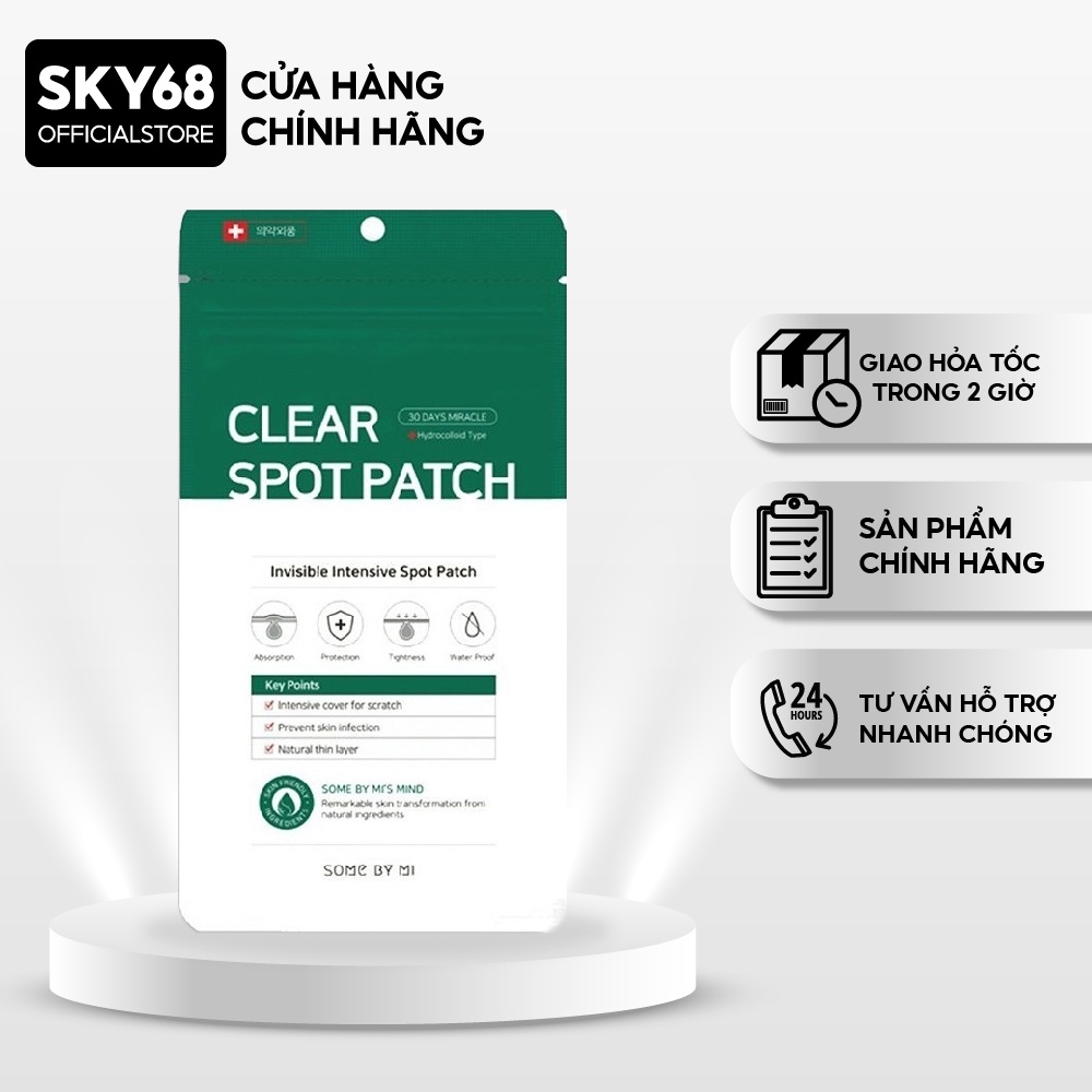Miếng Dán Giảm Mụn Some By Mi Clear Spot Patch