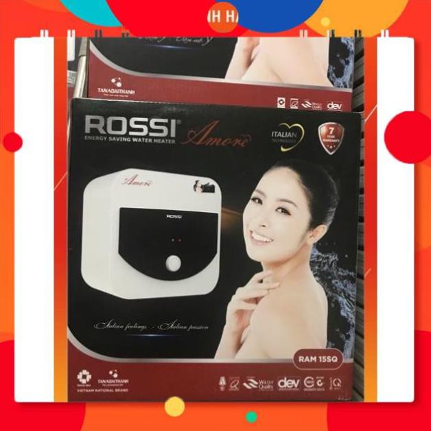 [FreeShip] Bình nóng lạnh Rossi Amore RA15SQ 15L Tân Á Đại Thành - Bmart 24h