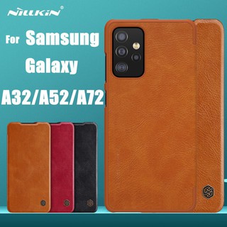 SamSung Galaxy A52 4G,  A52 5G,  A52s 5G,  A72 4G,  A72 5G,  A32 4G  - Bao da gập chính hãng Nillkin QIN