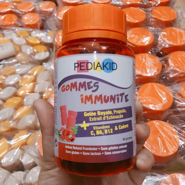 Kẹo dẻo gấu tăng sức đề kháng Pediakid immunite