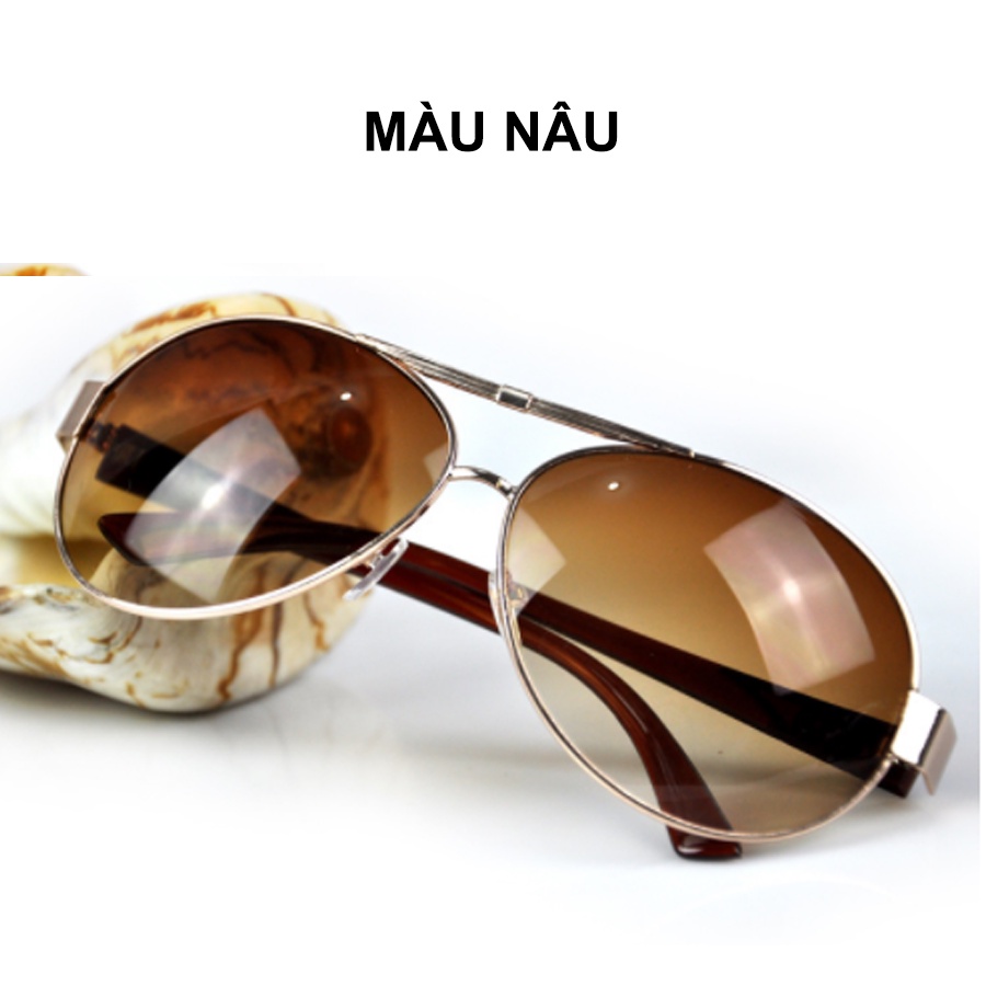 Kính Râm Nam, Kính Mát Nam Màu Đen Thời Trang, Chống Tia UV