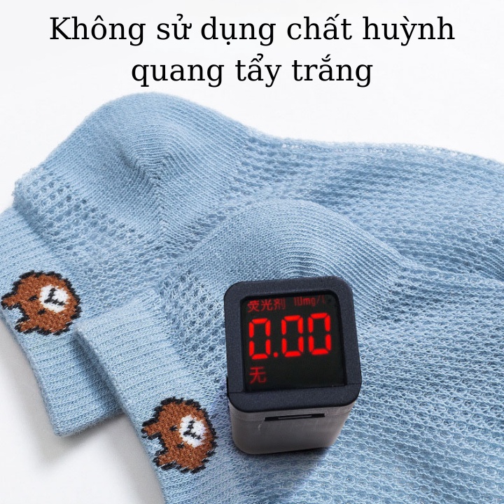 Tất cho bé gái trai sơ sinh đến 18 tháng Gấu TCB002