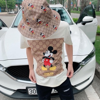 Mũ bucket gucci mickey