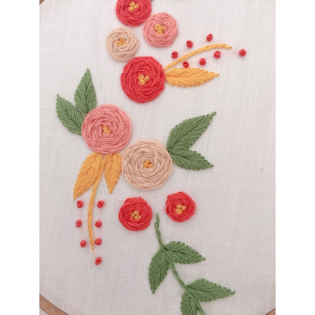 Váy linen thêu tay