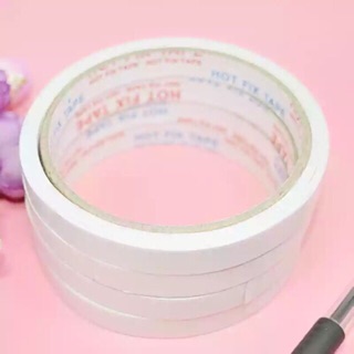 Băng dính hai mặt 1cm/1,5cm (3 cuộn)