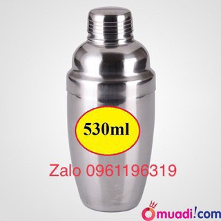 Bình lắc shaker inox 500ml cao cấp