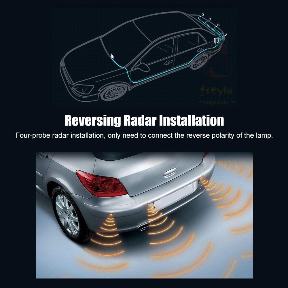 Radar Cảm Biến Đỗ Xe Hiển Thị Lcd 4 Cái | BigBuy360 - bigbuy360.vn