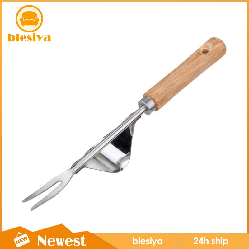 [Blesiya] Nĩa Loại Bỏ Cỏ Dại Mũi Nhọn Chữ V Chống Rỉ Sét Dễ Dàng Loại Bỏ Cỏ Dại Cho Sân Vườn