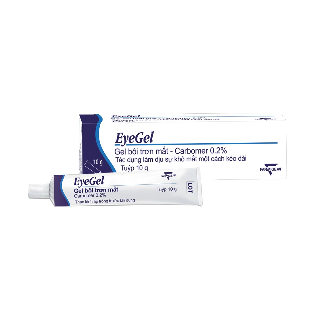 EyeGel - Gel bôi trơn mắt, làm dịu khô mắt và bảo vệ mắt kéo dài