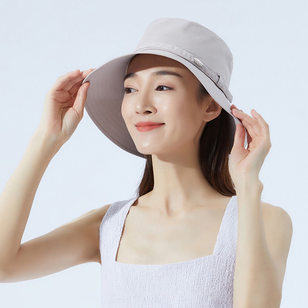 OhSunny Nón rộng vành chống nắng mùa hè kiểu dáng thời trang cho nữ