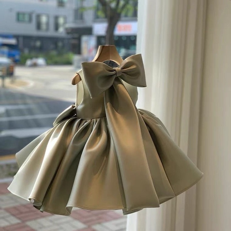 Đầm Công Chúa Cao Cấp Họa Tiết Hoa Nhí Xinh Xắn Thời Trang Cho Bé Gái