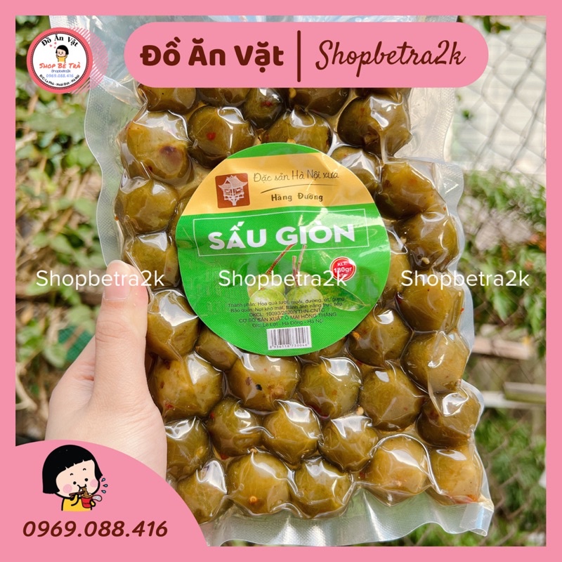 Sấu Giòn ngâm chua cay ngọt [túi 500gr]