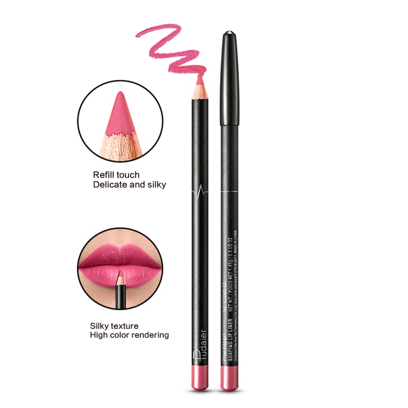 Chì Kẻ Viền Môi Trang Điểm Duyên Dáng 12 Màu Sắc YOUYO