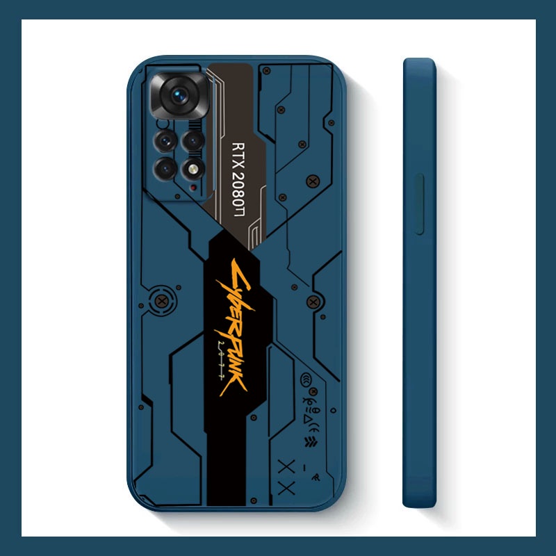 Ốp Điện Thoại Silicone Mềm Hình Cyberpunk Cho Xiaomi Redmi Note 11/4G 5G 11S Note 11