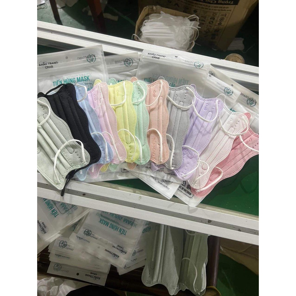 Khẩu trang Cua KINGCRAB TIẾN HÙNG và DUY QUÂN hot trend kiểu hot girl Trung Quốc