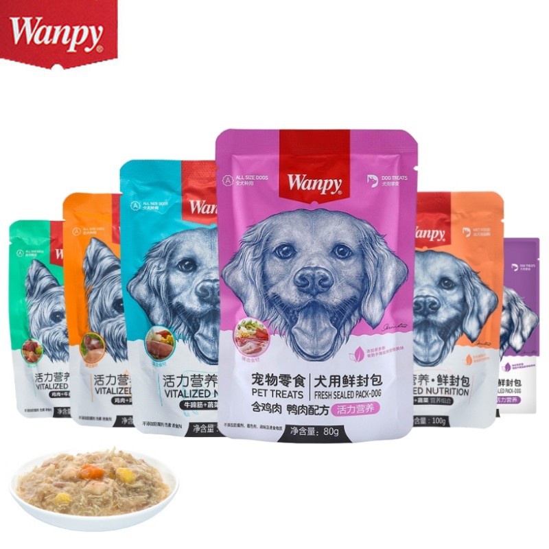 Súp thưởng cho chó Wanpy 90g nắp vặn, kem dinh dưỡng tăng cân mập chó lớn chó con nhỏ | PETSMART OFFICIAL
