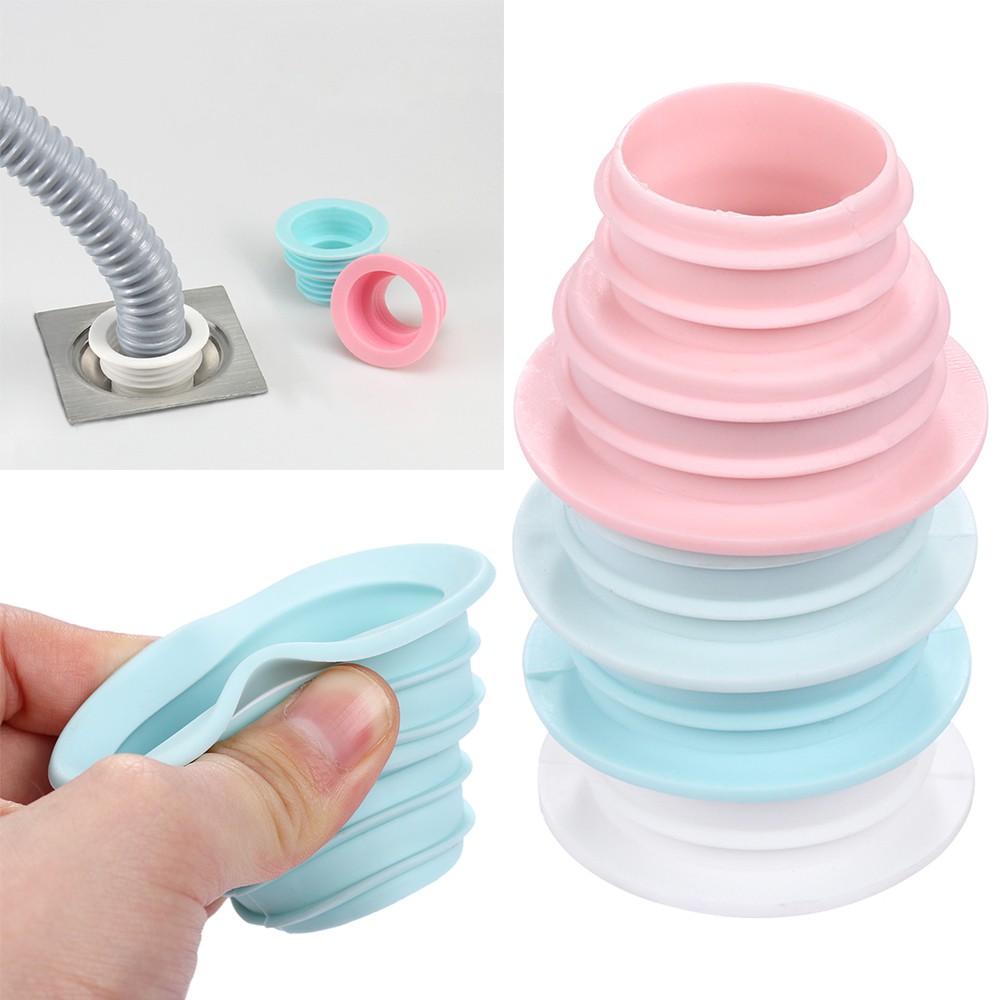 Vòng silicone gắn ống xả máy giặt chống mùi hôi côn trùng hiệu quả tiện dụng