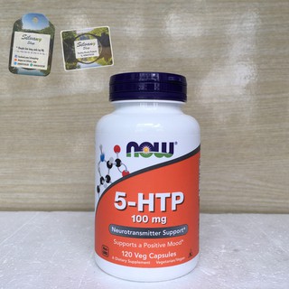 5-HTP 100mg Now Foods - Giúp Giảm Căng Thẳng, Mệt Mỏi, Ổn Định Giấc Ngủ