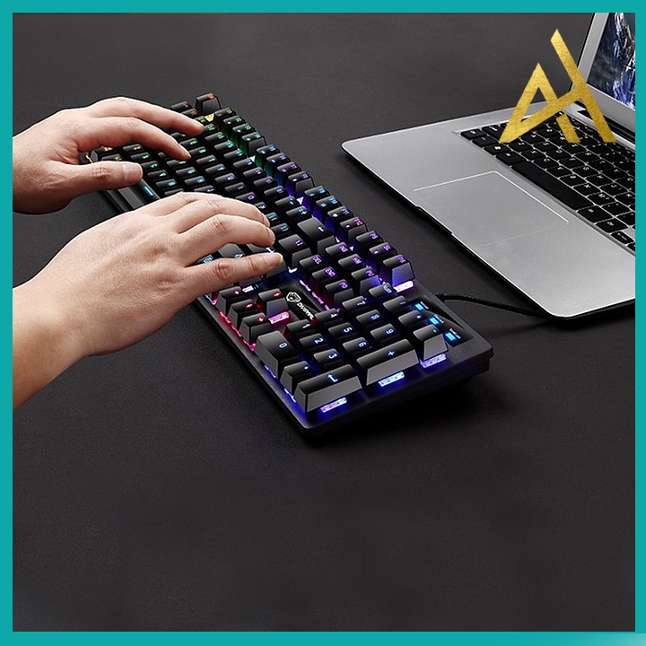 Bàn Phím Cơ Gaming Đèn LED 7 Màu DIVIPARD AK-911 Chuyên Game Bàn phím Máy Tính PC Laptop Keyboard Có Dây
