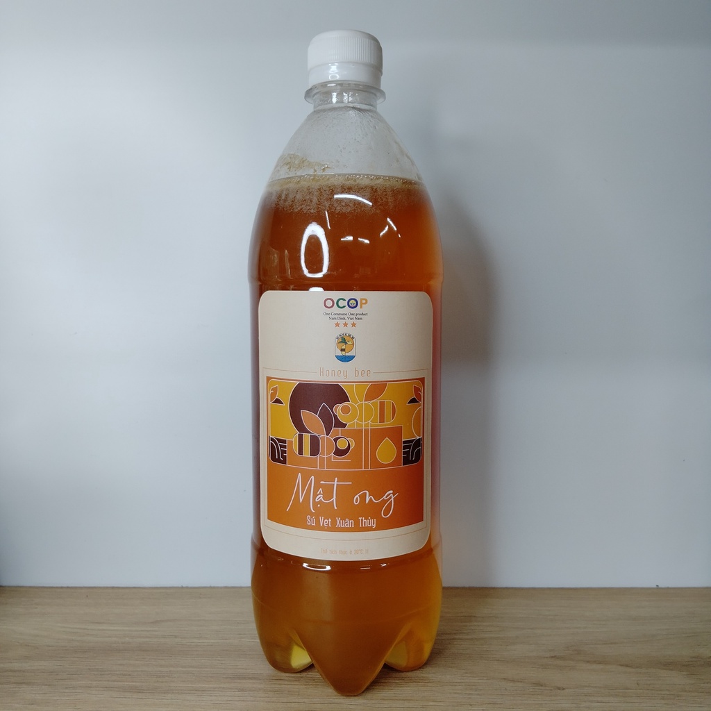 Mật ong nguyên chất JOY VN mật ong rừng mật ong Sú Vẹt chai 500ml và 1200ml