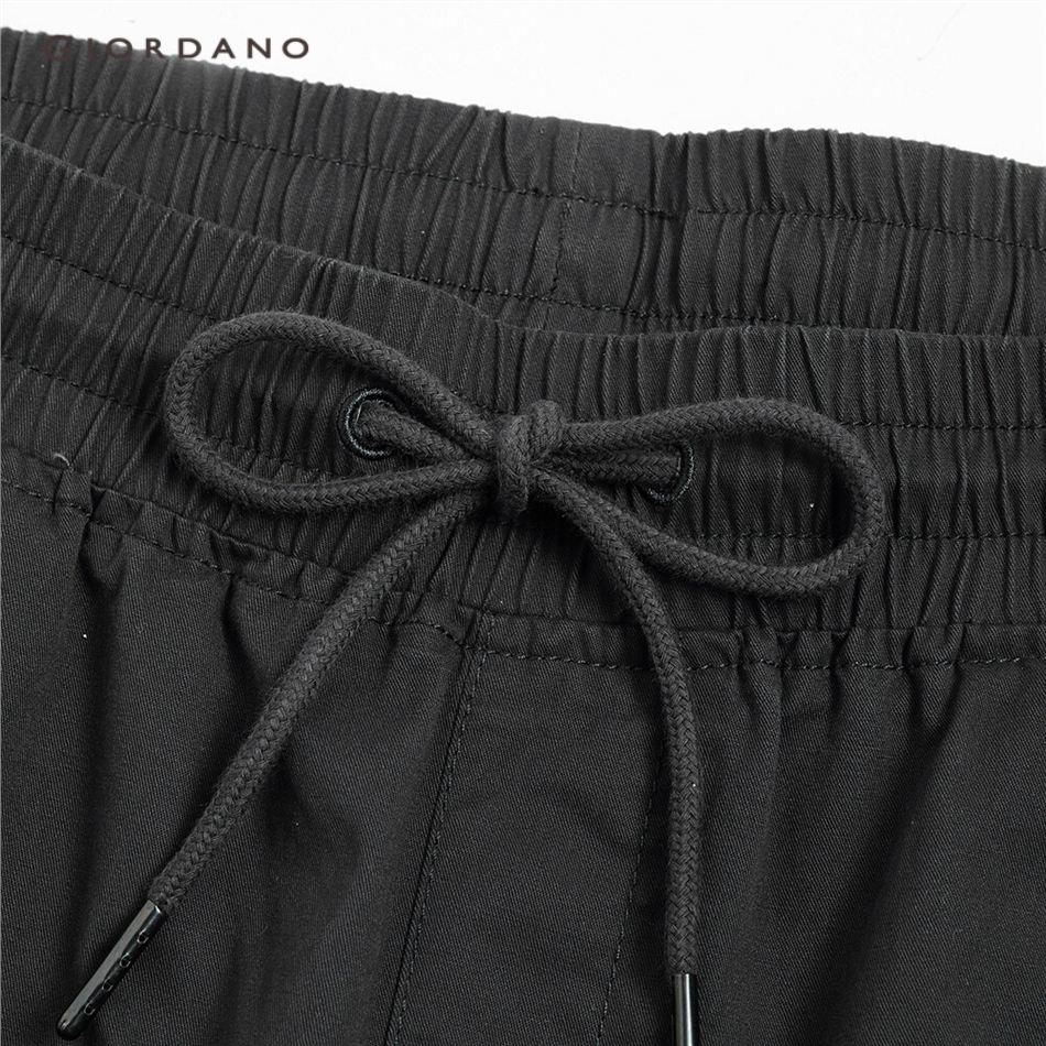 Quần Thể Thao GIORDANO Cotton Lưng Thun Ống Bo Thời Trang Cho Nam 01119066 | BigBuy360 - bigbuy360.vn