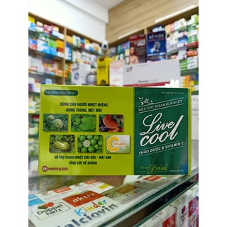 Bột Sủi Thanh Nhiệt Live Cool