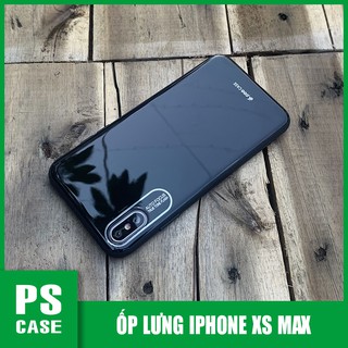Ốp lưng bảo vệ camera hiệu q.coo dành cho iphone xs max - màu đen - ps case phân phối