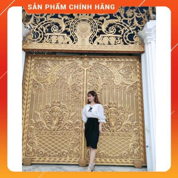 Chân váy buộc nơ chéo vạt sang chảnh CV.199
